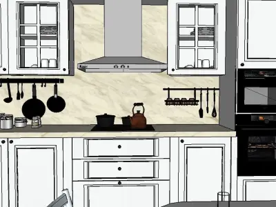 kitchen  decor  Low-poly 3D model