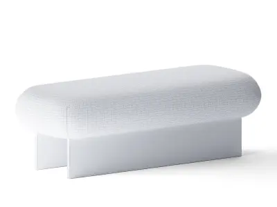 Lart Double ottoman by Fomu 3D model
