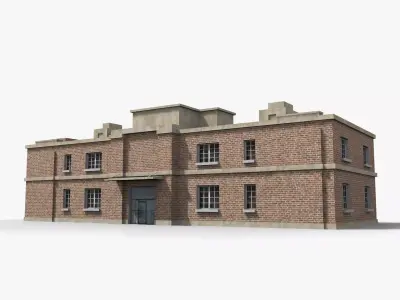 Factory xx25 Low-poly 3D model