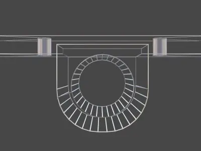 Shower Cabin Hinge 3D model PRINTABLE 3D model