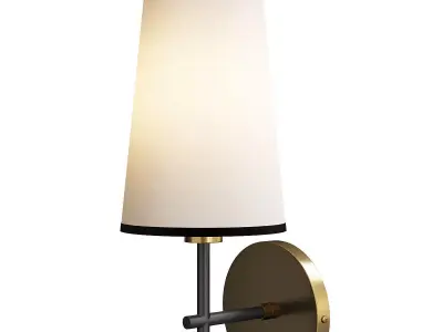 NOAH SHADED BATH SCONCE Low-poly 3D model