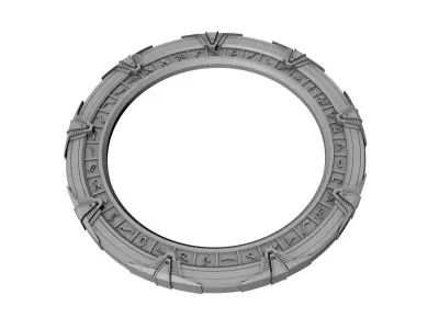 Stargate Drink Coaster 3D print model