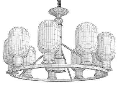 GAST pendant Low-poly 3D model