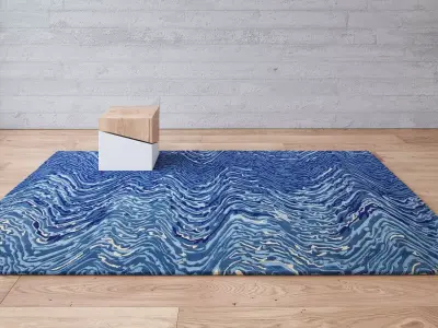 Blur Rug 3D model