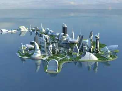 Future city 3D model order
