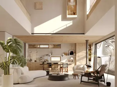 NEO Villa Exterior Design and Interior 3D model purchase