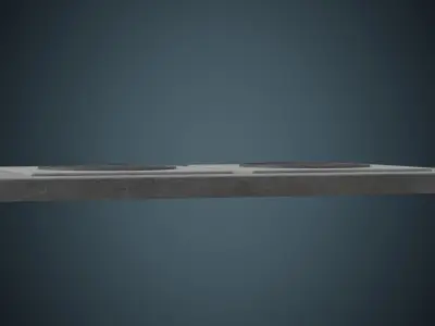 Manhole 2A Low-poly 3D model