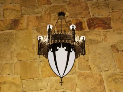 Gothic lantern 3D model