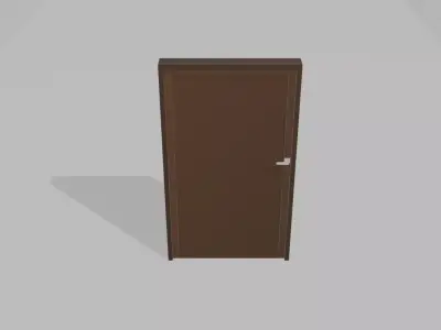 Pack of Doors-10 Assets Low Poly 3d Models  VR  AR  model Low-poly 3D model