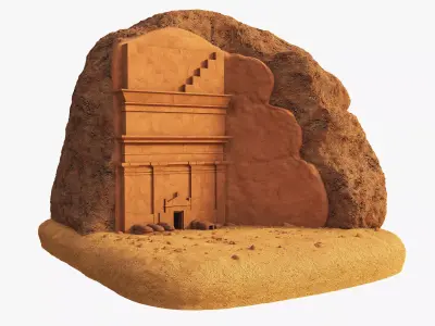 Qasr al Farid 3D model