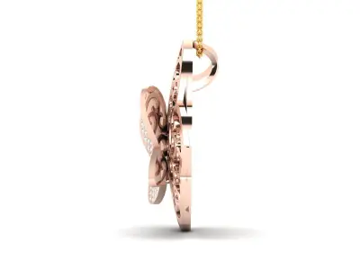 Women Pendant 3dm STL FBX OBJ Render Details 3D print model 5