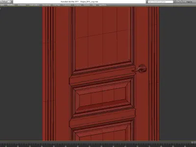 Interior Doors 3d model Low-poly 3D model buy