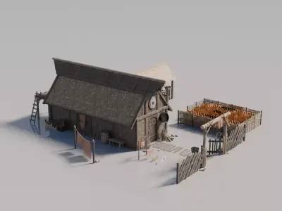 Nordic House 20 3D model