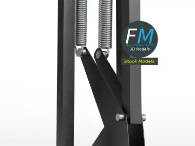 Desk lamp 1 3D model