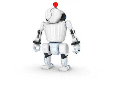 Funny Robot Character 3D model