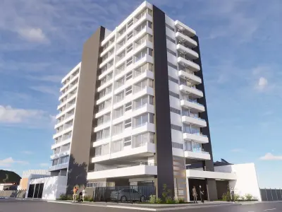 Apartment building 3D model 21