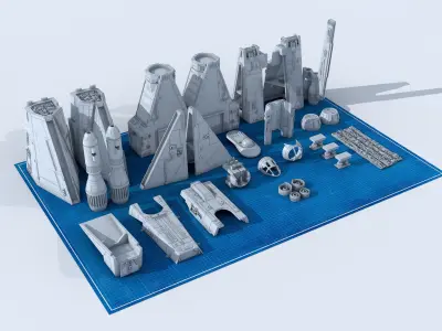 Star Wars REBELS Ghost and Phantom 1 3D print model