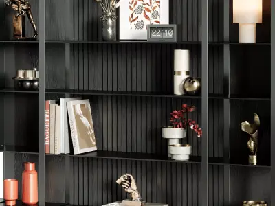 Shelves Decorative - Rack Set 26 3D model