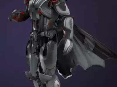 3D Robot Character 3D model