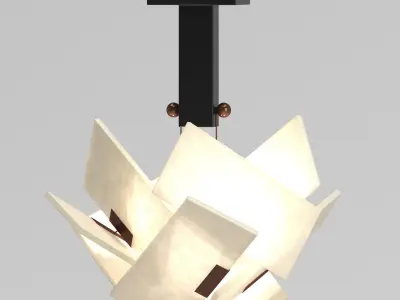 Boule ceiling lamp 3D model