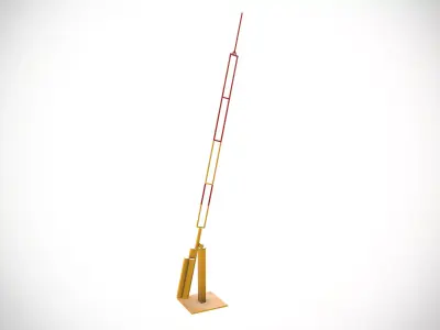 Road Blocker Low-poly 3D model