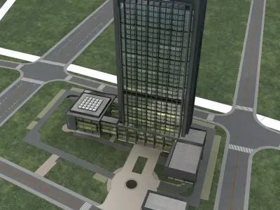 Office Building 3D model 461
