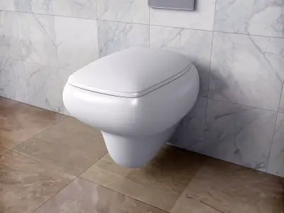 Wall Hung Designer Toilet 3D model
