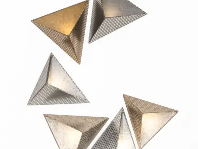 wall light  Low-poly 3D model