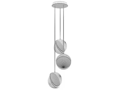 Crescent Pendant Light Free 3D model