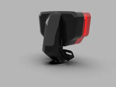 Generic Motorcycle LED Taillights Low-poly 3D model