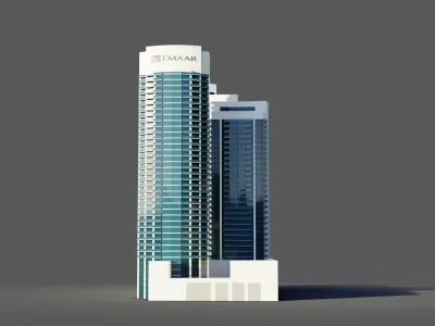 The lofts towers - Dubai 3D model