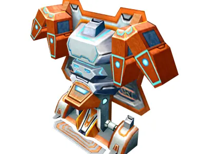 Wall Fortress - Laser Type 06 3D model