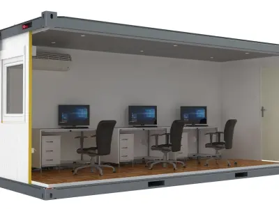 Flatpack Container  3D model