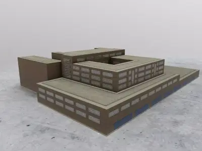 EDDF Storage 33 Low-poly 3D model