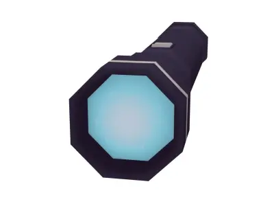 Flashlight - Hand Painted 3D model