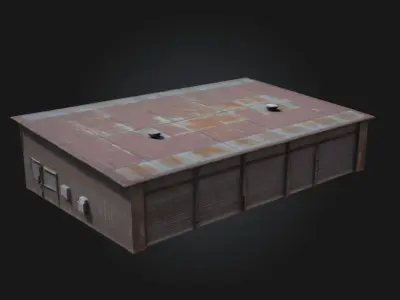 Warehouse Exterior  Industrial Realism for Urban Scenes 3D model