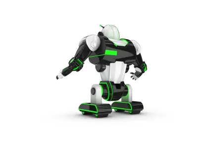 Funny Robot Character 3D model