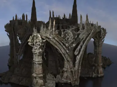 Forest Wizard Archway 3D model