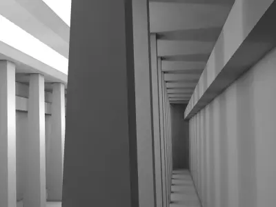 Sci Fi Warehouse 3D model order