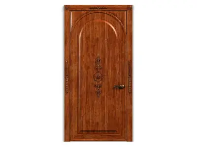 Door0030 door with gold details 3D model