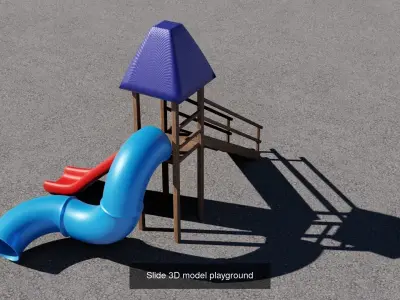 Slide 3D Model Pack
