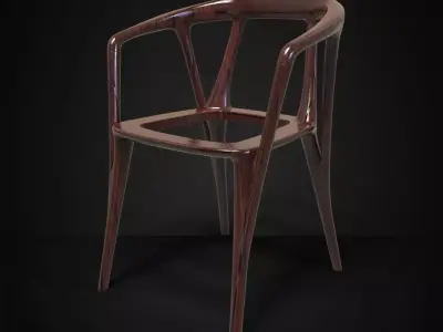 Chair Modern Low-poly 3D model purchase