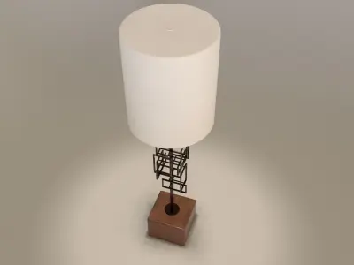Table Lamp 3D model 60