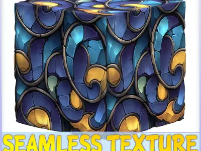 Stained Glass Seamless Texture Texture