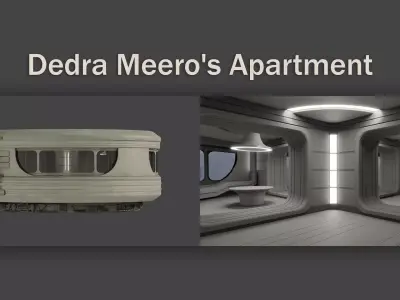 Dedra Meero Apartment - Star Wars Andor 3D model