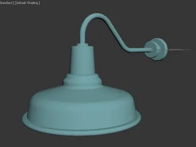 Barn Lamp WM Light Low-poly 3D model