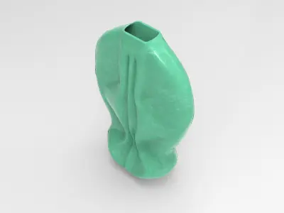 Swan Vase Low-poly 3D model