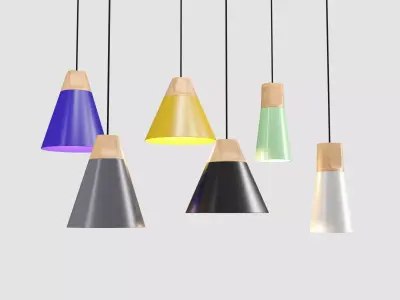 Miniforms Slope Pendant Light 3D model