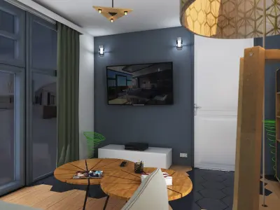 Preview Living Room 3D model