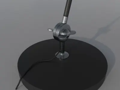 Modern Simple Designer Lamp Free low-poly 3D model
